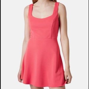 Topshop Bow Back Skater Dress